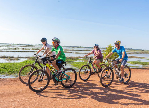 Angkor And Floating Village Cycling